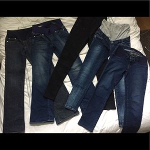 Maternity Jeans bundle - 5 pairs